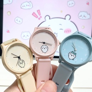 吉伊咔哇乌萨奇手表硅胶表带指针式学生表盘腕表石英表儿童开学