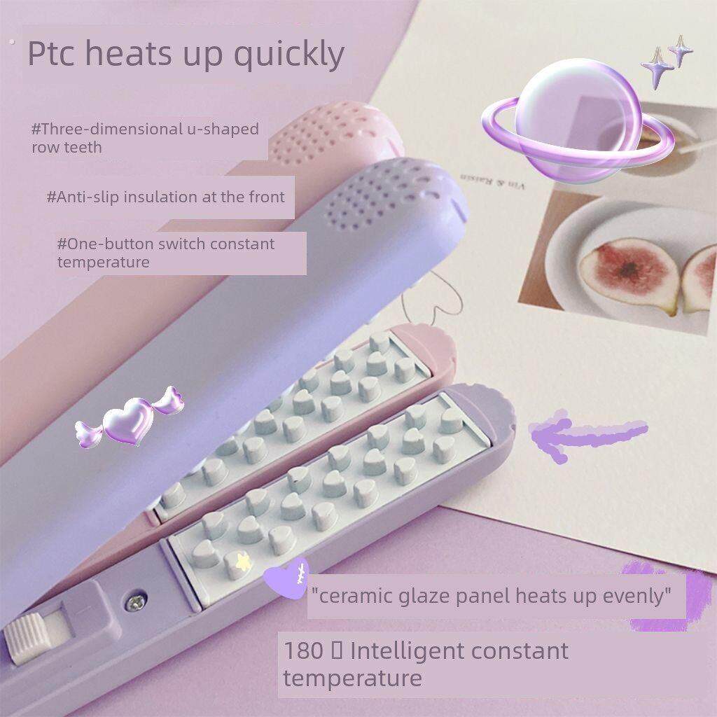 迷你玉米烫夹板玉米须电头发蓬松便携男女高颅顶垫发根神器卷发棒