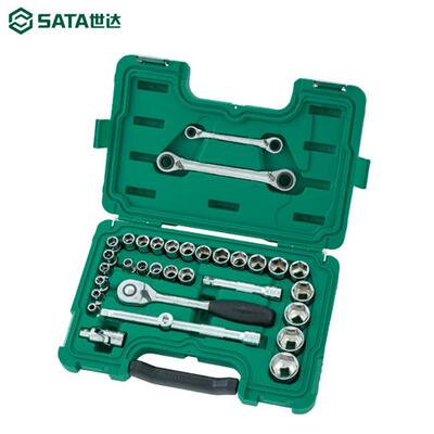 五金汽修汽保工具33件套筒12.5MM套筒扳手套装09099
