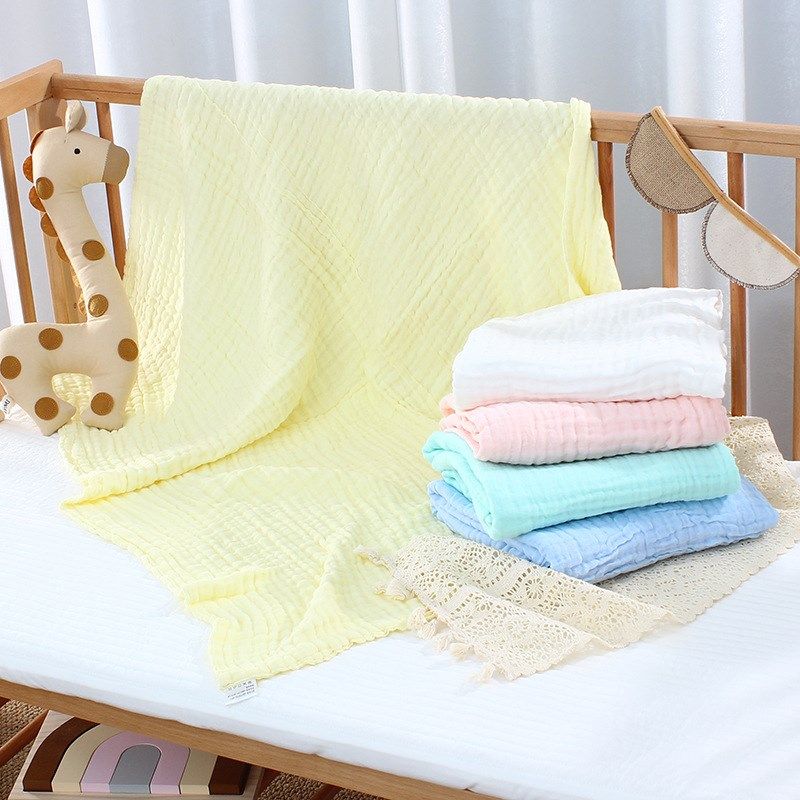 婴幼少儿普密浴巾六层纱布素色宝宝童被推车盖毯类无荧光,居家布艺,酒店毛巾浴巾,淘宝优惠券,粉丝福利购,淘宝优惠卷