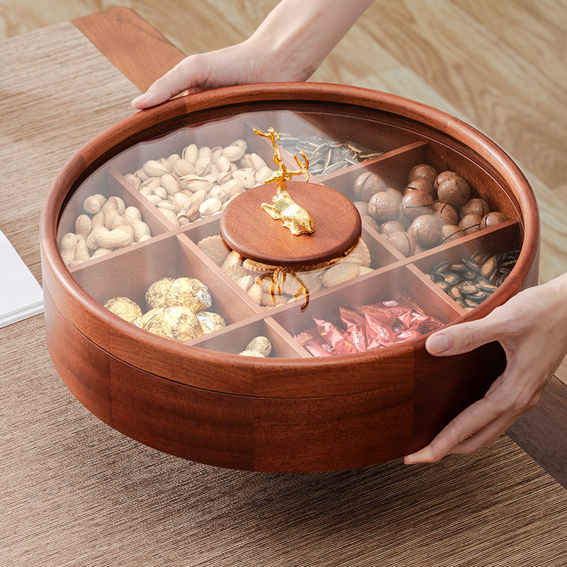 零食摆放盘干果盒分格盘果盘收纳点心