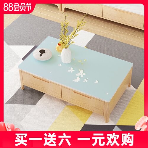 现代简约桌布风家用垫烫油软质玻璃垫