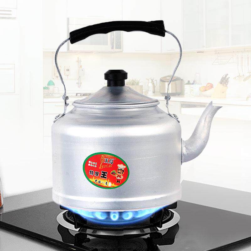 加厚老式铝水壶铝烧水壶开??水瓦斯燃气炉家用4L5L6L7L煤炉子柴火