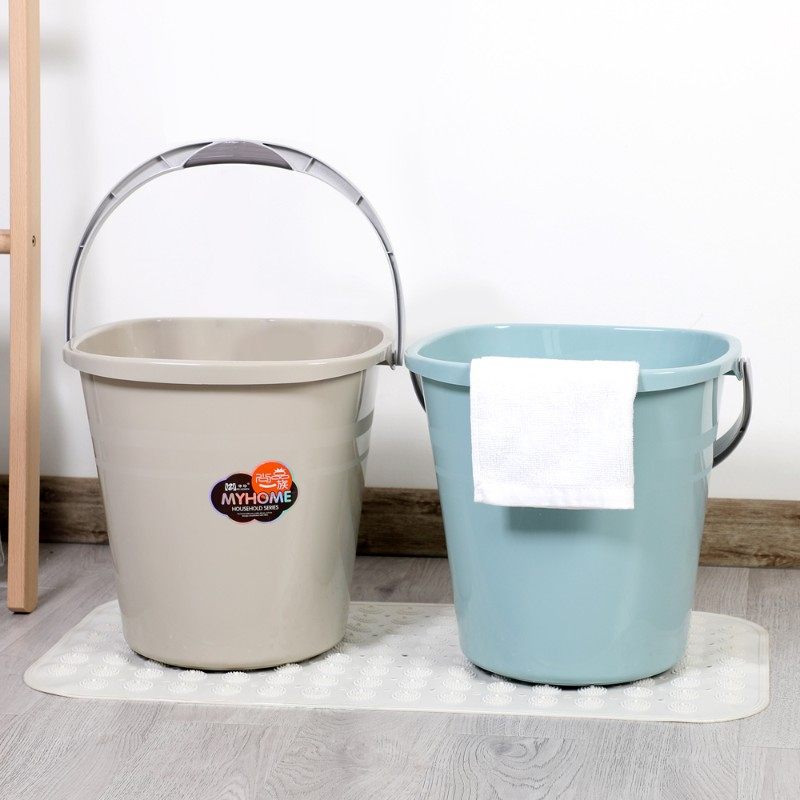 塑料耐摔长方形桶加厚家用储水桶洗衣桶大号小号桶手提水桶桶