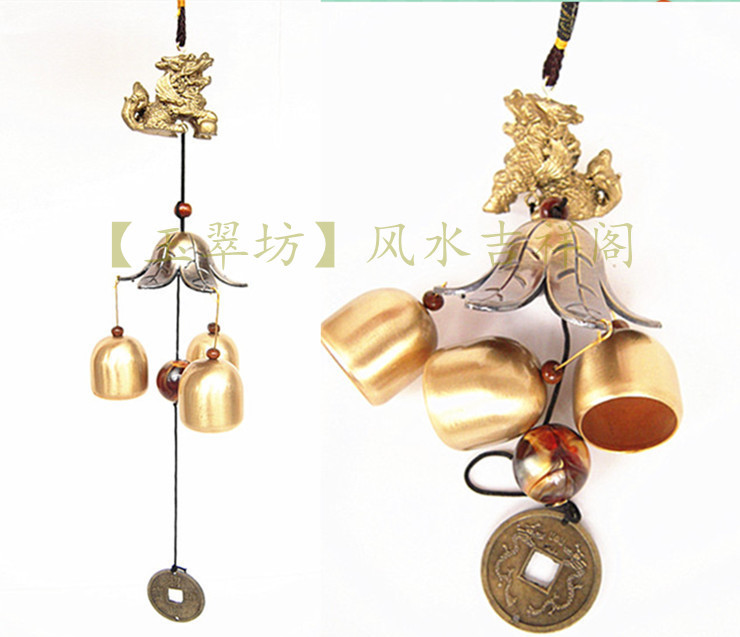 树脂麒麟风铃挂件 家居风铃品 玄关风铃饰品 简约现代风格风铃