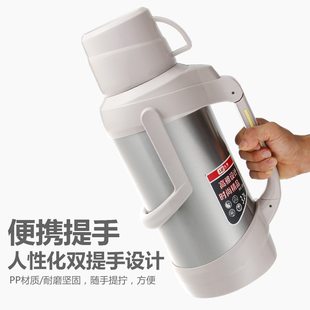 乐狮热水瓶家用保温壶不锈钢保温瓶玻璃内胆暖壶学生用开水瓶