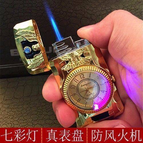 真手表打火机带七彩灯个