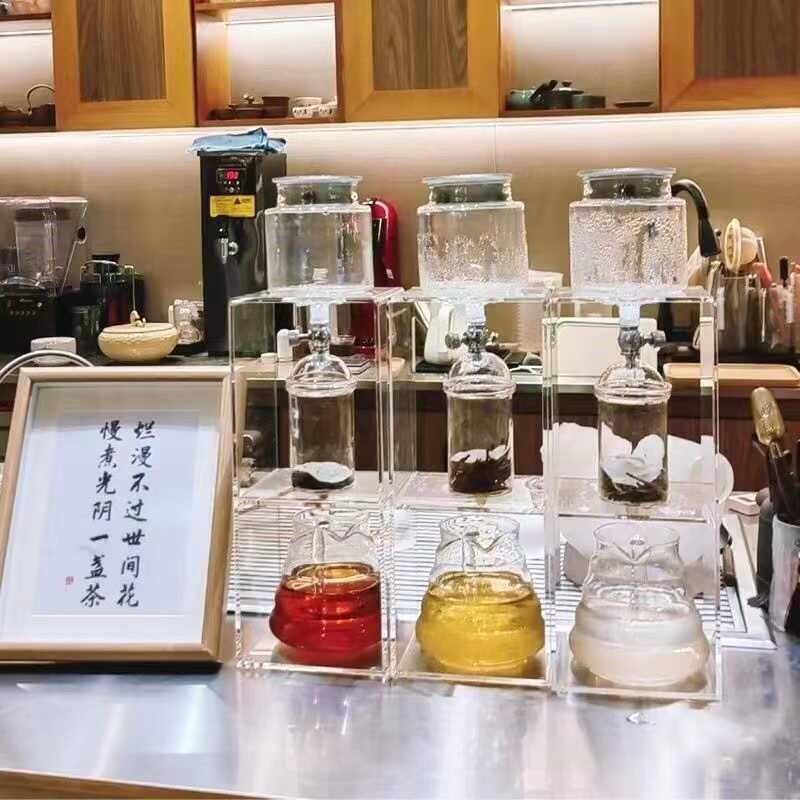 冰滴咖啡壶玻璃冷萃茶壶零件过滤杯