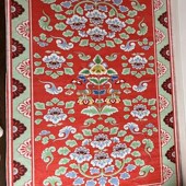 青泠谷唐风对雁仿羊绒地毯