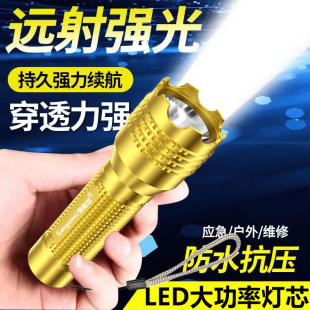 敢敢尼强光小手电筒超亮远射可充电迷你学生携带宿舍家用户外露营