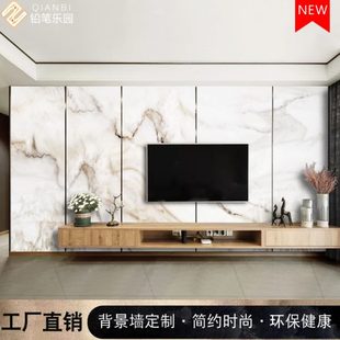 饰墙卧室儿童防撞房间 定制软包背景墙客厅电视装 KTV酒店轻奢硬包