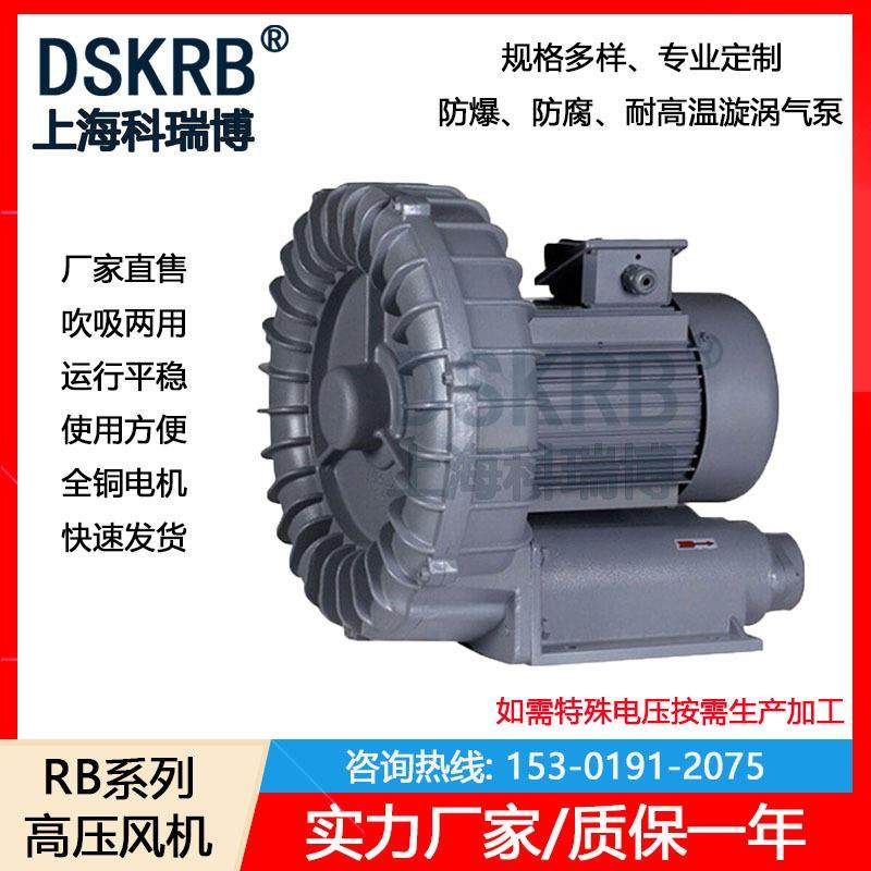 零售环形高压风机RB-1010风机防爆风泵高压鼓风机旋涡风机