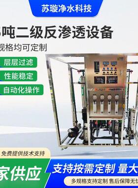 0.5吨二级反渗透设备净水处理设备商用净水工业净化水处理设备