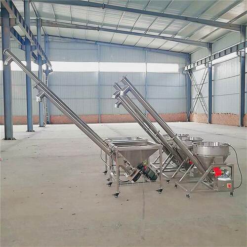 定制输送设备蛟龙提升上料机震动式味精食盐输送机