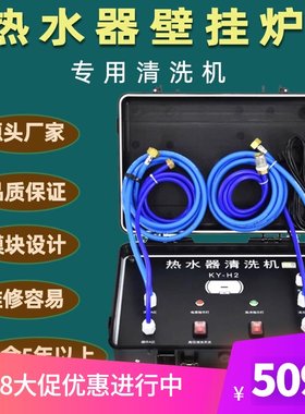 脉冲洗高压电热水器清洗机器专用220V循环商用壁挂炉除垢设备自动