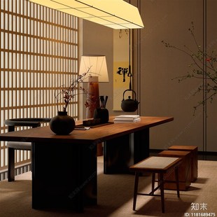 宋氏美学实木茶桌椅组合阳台桌中古风宋代美学酒店茶室茶艺桌