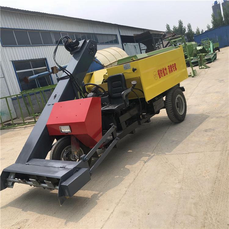 四驱牛粪铲粪机4100发动机扒粪清理收粪车牛圈清粪车