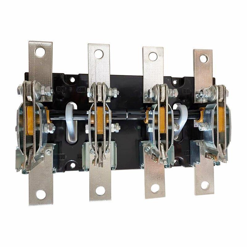 HD13BX-600/41600A刀开关闸刀三相四线四极单投旋转开启式紫铜