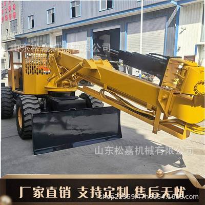 煤矿山巷道排险掘进清理全液压撬毛设备矿用多功能排险台车