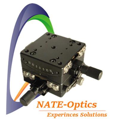 NT201WG精密二维手动角位台光学倾斜台俯仰工作台滑台高精度