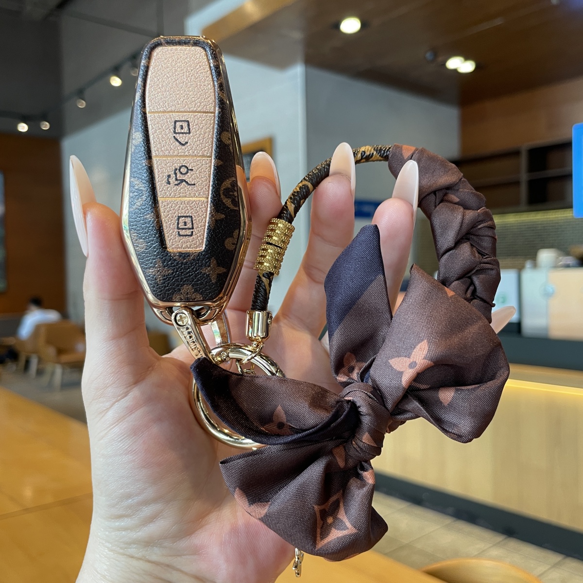 2024款奇瑞icar03钥匙套24款icar汽车用品gt女v23专用壳包扣男女