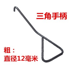 井盖撬棍钢筋钩拉钩卷帘门钩子井盖钩子加粗拉货钩水井勾开井盖钩
