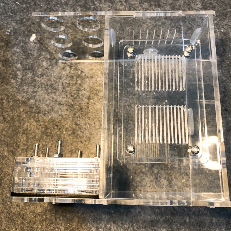15口径6试管巢蚁巢亚克力巢黑色中小型蚁巢