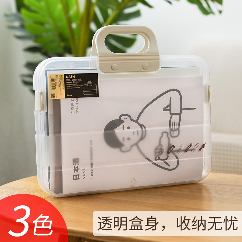 文件袋透明塑料大号文件夹资料袋试卷产检资料收纳袋A4档案袋公文