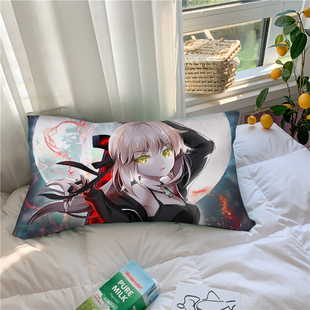 定制二次元动漫周边蕾姆美女枕套穹妹学生单人枕头套八重樱抱枕套