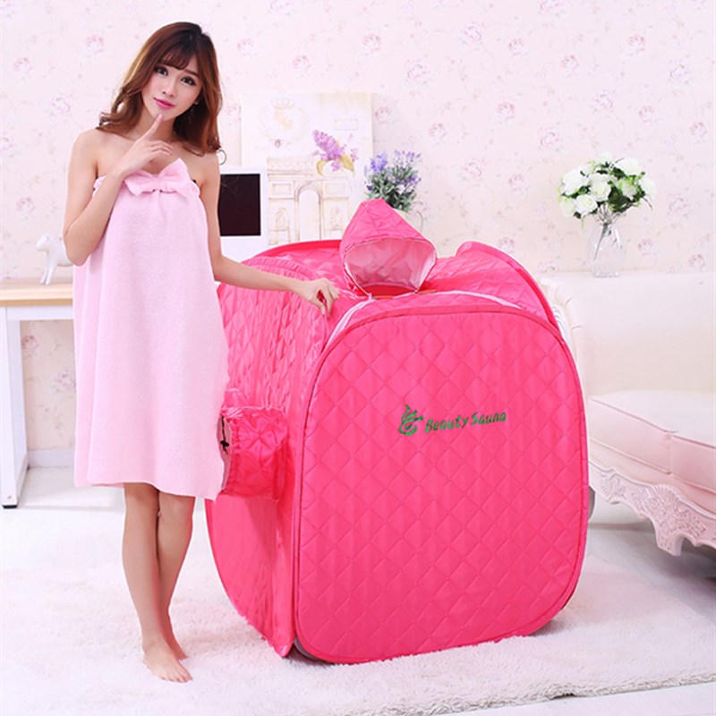 成人汗蒸房家庭用蒸汽机桑拿浴箱药材熏蒸免充气可折叠支架桑拿房