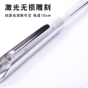 304不锈钢通管长槽取土钻 不锈钢多功能土壤取样器取土钻头取土器