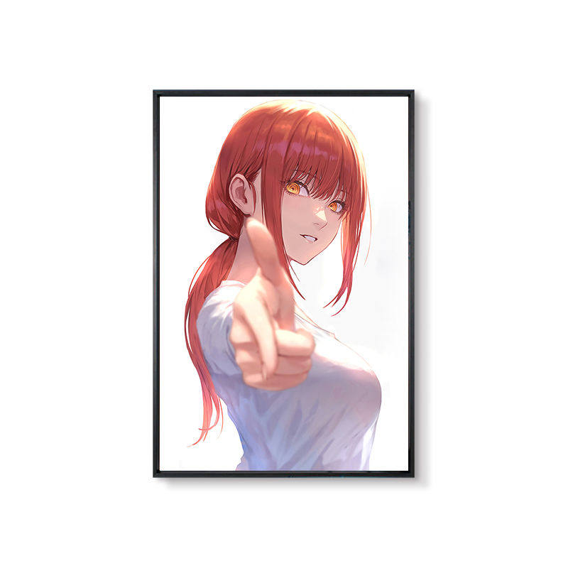 电锯人挂画电次玛奇玛藤本树动漫周边电竞房间装饰画卧室挂画,家居饰品,现代装饰画,淘宝优惠券,粉丝福利购,淘宝优惠卷