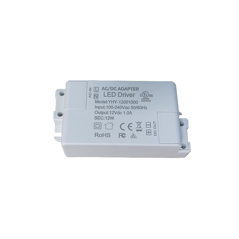 LED专用驱动电源12V1A恒压变压器防尘防火阻燃材质CE认证火牛稳压