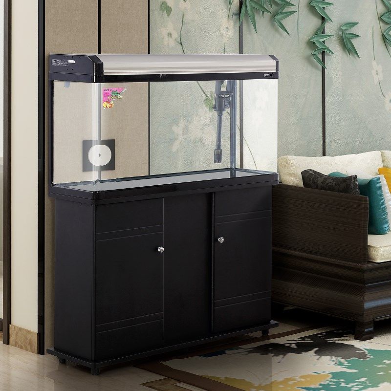 博宇鱼缸40宽玻璃生态中型长方形客厅家用桌面大型免换水金鱼缸