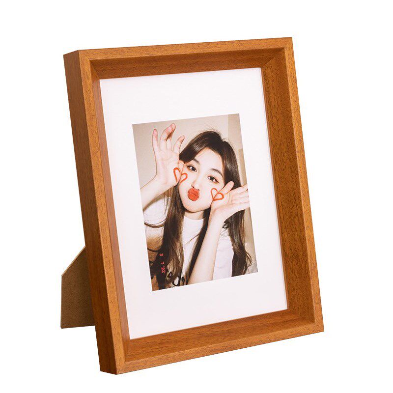 照片打印加相框定制洗相片实木相框空框桌面摆台6寸7寸挂墙摆件
