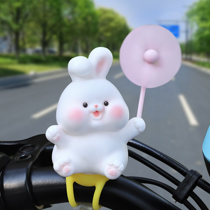 电动车装饰摆件风车自行车单车配饰摩托车后视镜小配件可爱小礼物