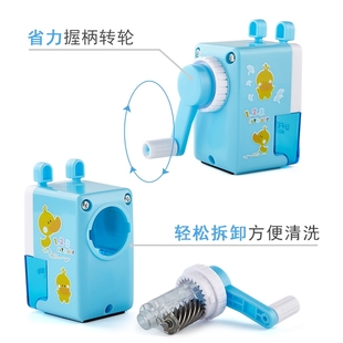 云峰削笔器机转铅笔消削剥笔器多功能手摇卷笔刀儿童小学生幼儿园