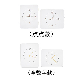 北欧风电表箱装饰画带钟表竖款时钟空气开关电闸配电箱遮挡免打孔