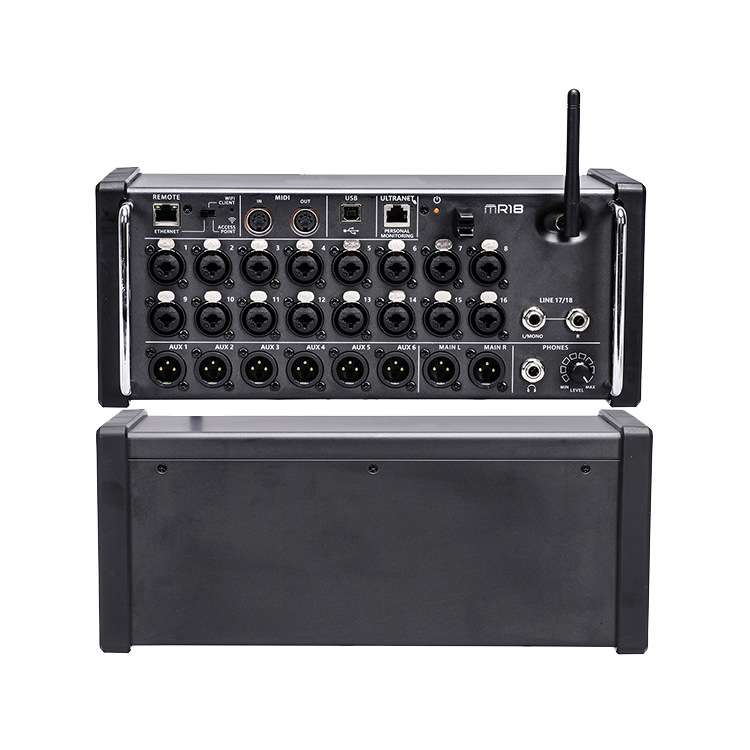 MR18机架式数字调音台 专业舞台无线控制18路WIFI模块USB音频接口