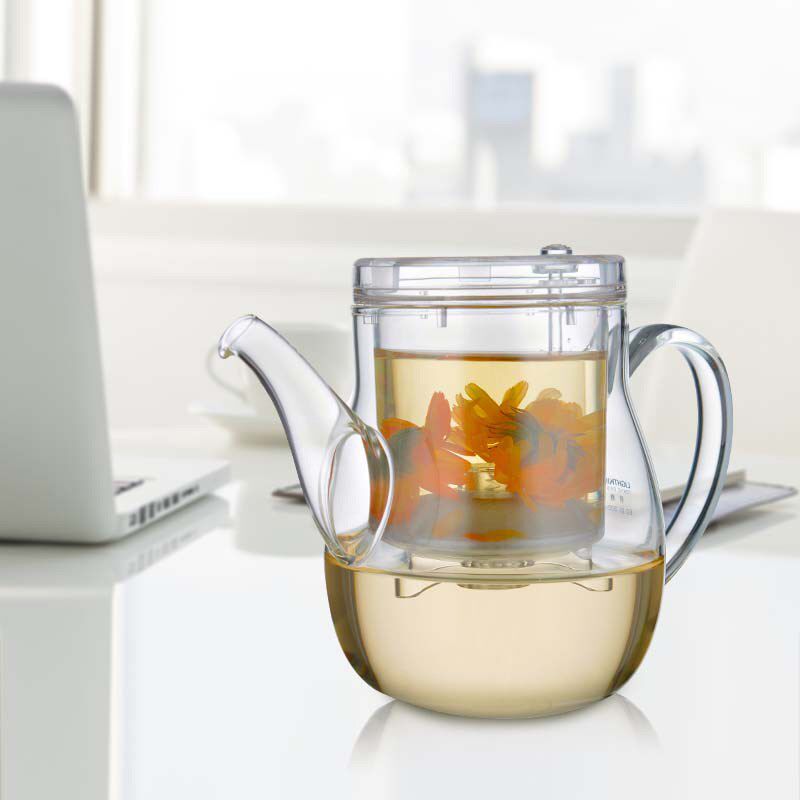 金灶明尊EC-01飘逸杯高硼硅玻璃泡茶壶耐热家用茶水分离泡茶神器