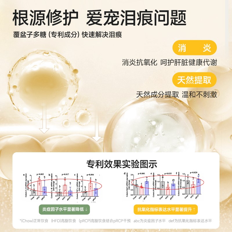 麦极客泪痕液宠物猫咪狗狗泪痕净比熊加菲泪痕消去泪痕神器