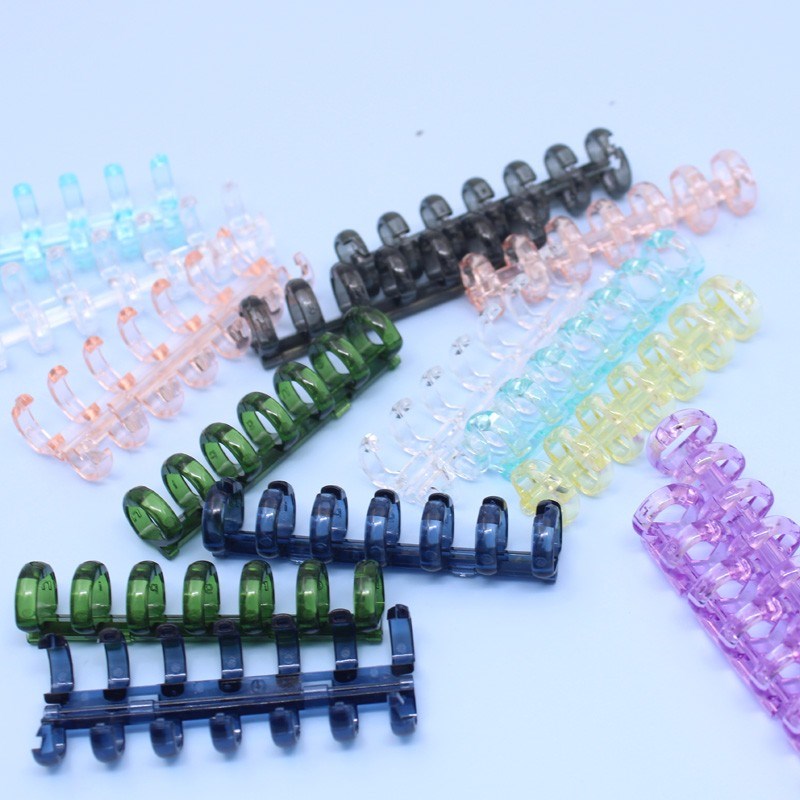 恒品B5装订活页圈7孔环扣活页夹A5可换芯笔记本A4不咯手可拆卸本