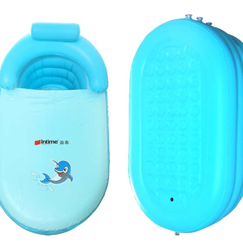 成人充气浴缸家用泡澡桶浴盆加厚折叠塑料浴桶儿童洗澡桶沐浴盆