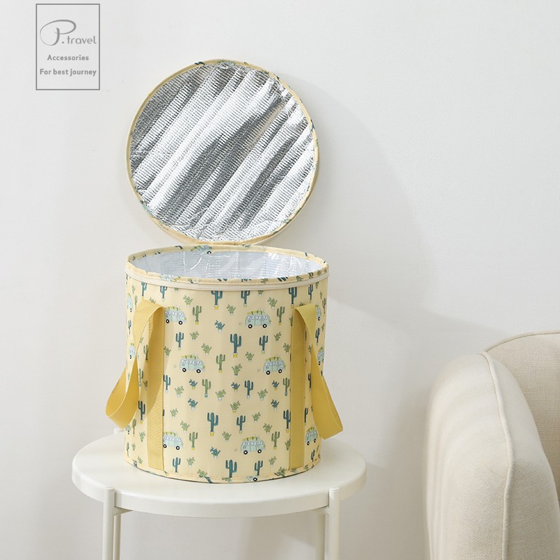 可折叠洗脚袋深桶过小腿家用水盆保温便携泡脚桶带盖防漏旅行神器