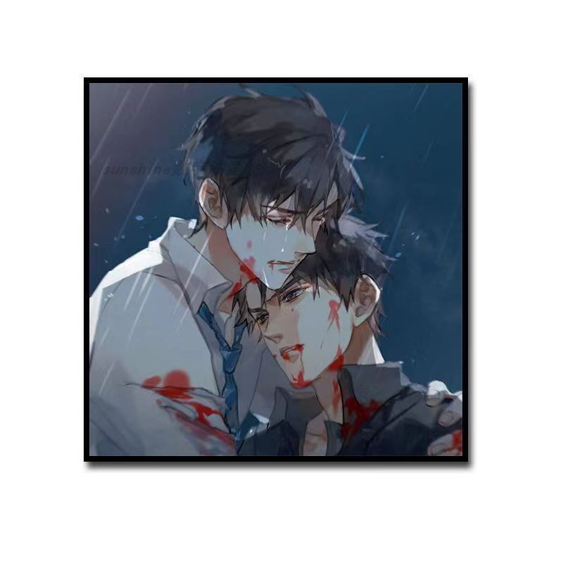 破云原耽动漫小说DIY数字油画减压手工填色涂色礼物油彩装饰挂画