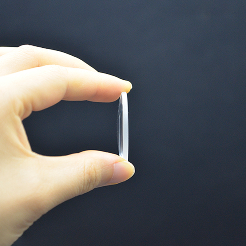 平凸透镜35mmf130mm光学玻璃物镜镜片放大镜光学实验聚焦凸透镜