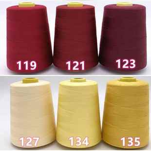 缝纫机线家用大卷8000码 缝衣服线402宝塔线白黑色细线锁边缝纫线