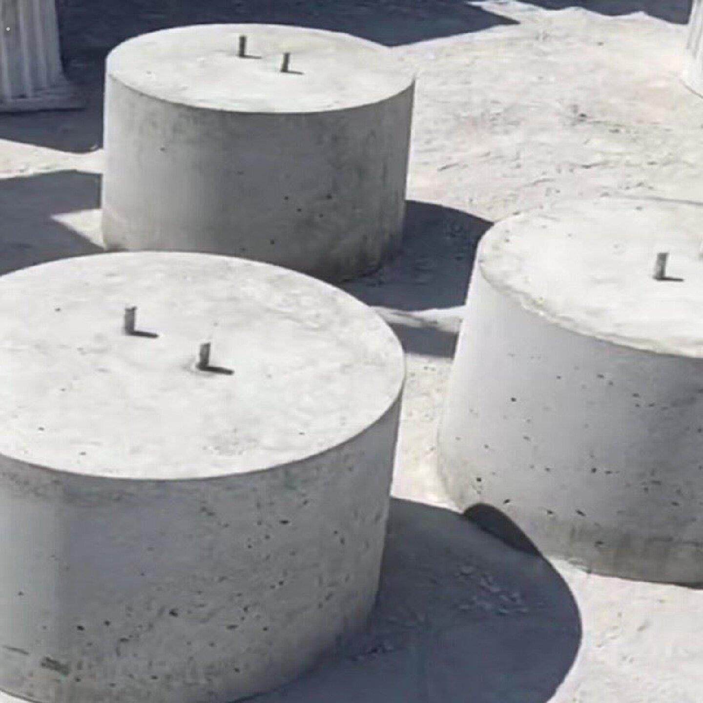 光伏墩水泥墩子太阳能防撞防护底座基础配重方圆形发电墩预制