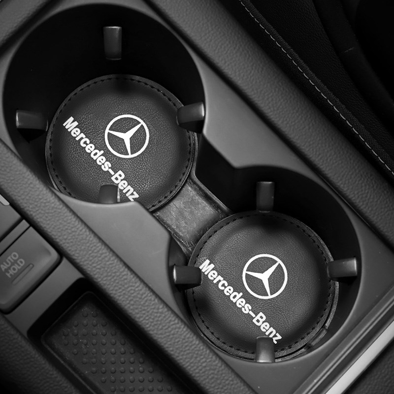 奔驰C级GLC/C260L/A200L/GLA/GLB/E300L储物槽水杯垫用品内饰改装