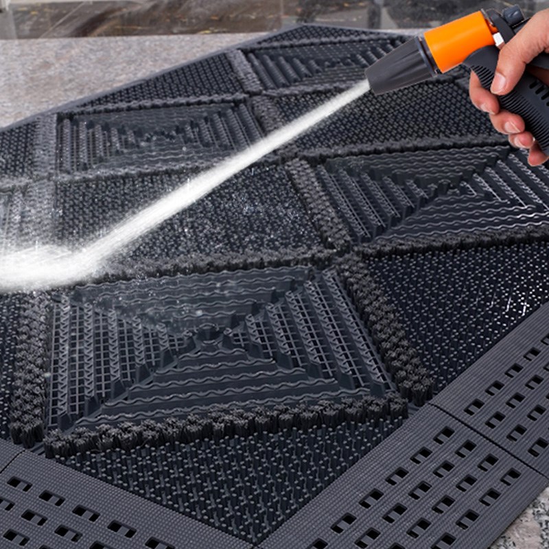 高端门口地垫进门室外商用塑料防滑除尘脚垫入户门垫酒店广场地毯